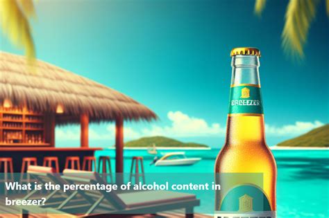 Breezer Alcohol Percentage: All You Need To Know – DiabeSmart