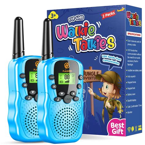Walkie Talkies for Kid, 2 Way Radio, 3 KM Long Range Toy for Boy Girl 3 ...