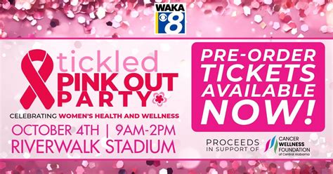 Tickled Pink Out Party 2025!, Montgomery Riverwalk Stadium, 4 October ...