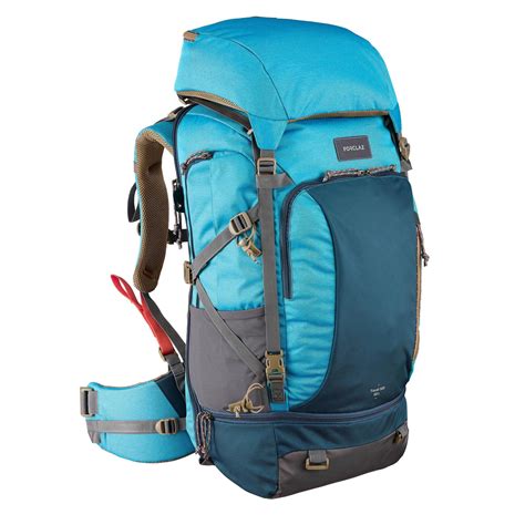 Backpacking-Rucksack Travel 500 50 L Damen blau | Forclaz | DECATHLON