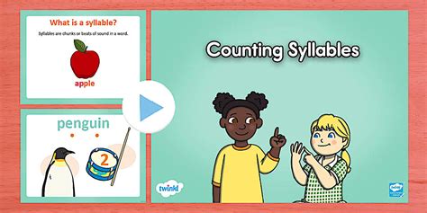 Syllable Counter PowerPoint (teacher made) - Twinkl