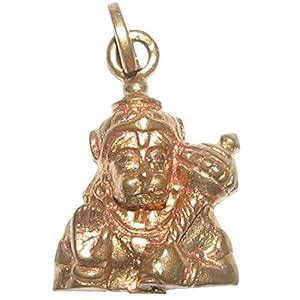 Buy Lakshmi Puja Stores Bronze Abhaya Hanuman Pendant Abhaya Anjaneya ...