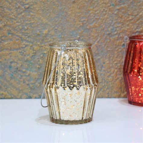 Buy Serena-Shine Metallic Jar with String Light from Home Centre at ...