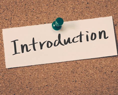 Image result for Introduction Script Template