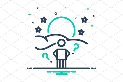 Expectation. Vector linear icon. Stock Vector | Adobe Stock