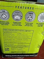 Kirloskar 0.5 Hp Jalraaj Ultra Self Priming Water Pump, Multicolour ...