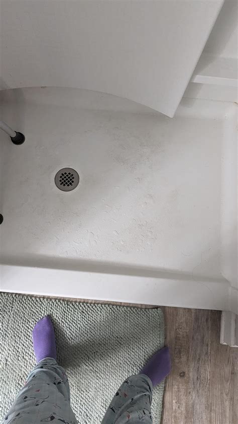 How should I clean this textured shower floor? : r/CleaningTips