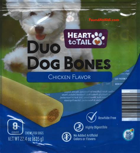 Heart To Tail Duo Dog Bones Bacon & Cheese Flavor