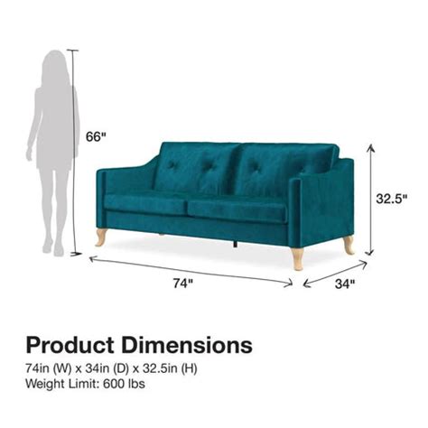 2 Seater Sofa : Green Velvet – Studio GKW