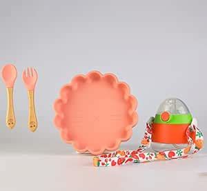 Starkiddo® Baby Feeding Plate with Suction for Kids | Baby Led Weaning ...