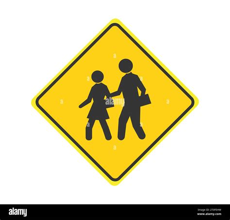 School Crossing Symbol Stock Vector Image & Art - Alamy