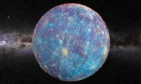 Mercury is covered with a layer of diamonds that is 9 miles thick ...