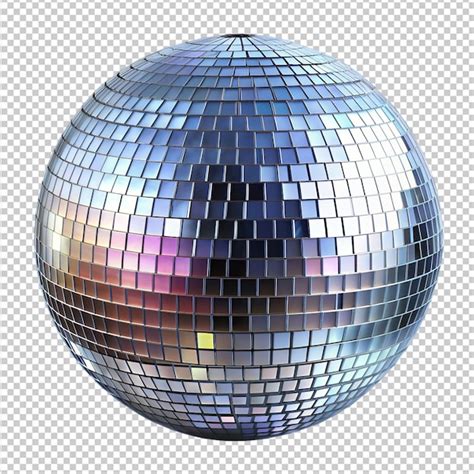 Disco ball on transparent background | Premium AI-generated PSD