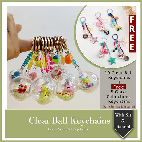 Clear Ball Keychains Class With Kit & Tutorial – CRAFTERS CORNER