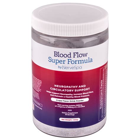 The Blood Flow Super formula Drink Powder by Nerve Spa - NerveSpa.com