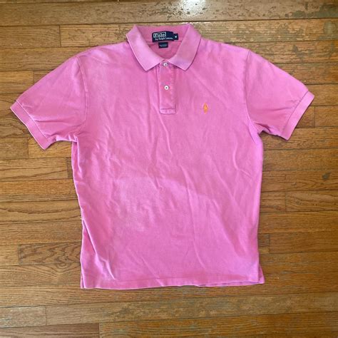 Polo Ralph Lauren Pink collared shirt ( Men’s... - Depop