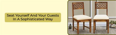 Vivek Wood Solid Wood Dining Chair Only | Dinning Chairs for Dining ...