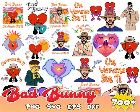 700 Bad bunny svg, Un Verano Sin ti Sad Heart SVG, PNG, bad - Inspire ...