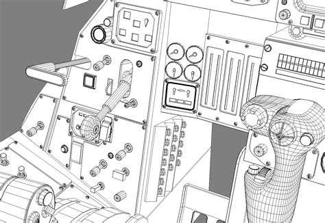 f-14d cockpit 3d model