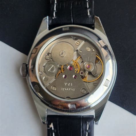 Vintage Mod HMT Kohinoor Devanagari Hand Winding 17 Jewels Sky Blue Fa ...