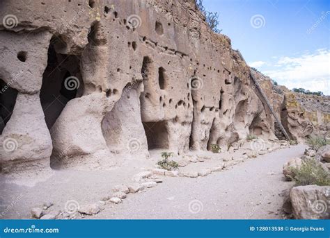Puye Cliff Dwellings are Caves and Adobe Ruins Where Ancient Pueblo ...