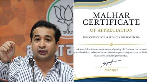 What Is Malhar Certificate? Nitesh Rane's Initiative To Recognise ...