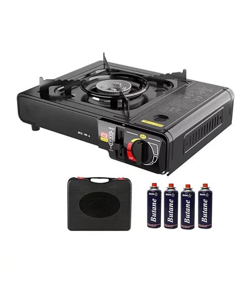 GCA Camping Portable Gas Stove Use & Dual Mode LPG Cylinder and Butane ...