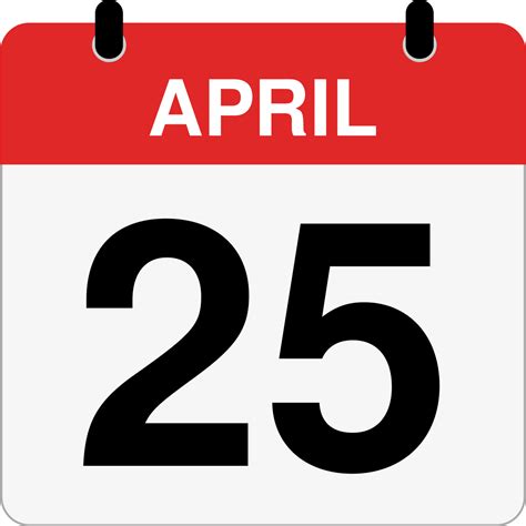 Days Until April 25