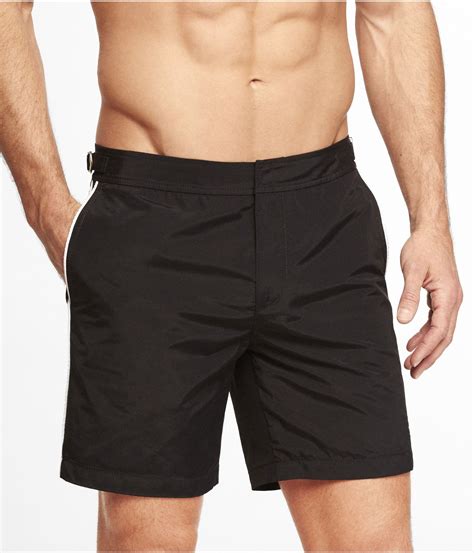 Mens Plain Black Swim Shorts at Dominic Nanya blog