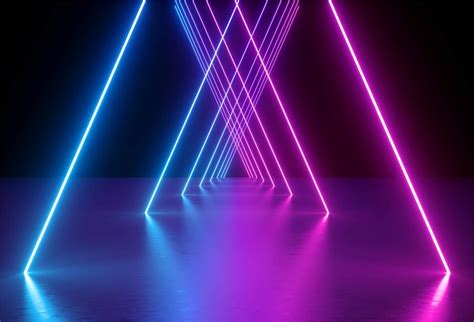 Leowefowa 7x5ft Chic Neon Light Stage Night View Backdrop Vinyl ...