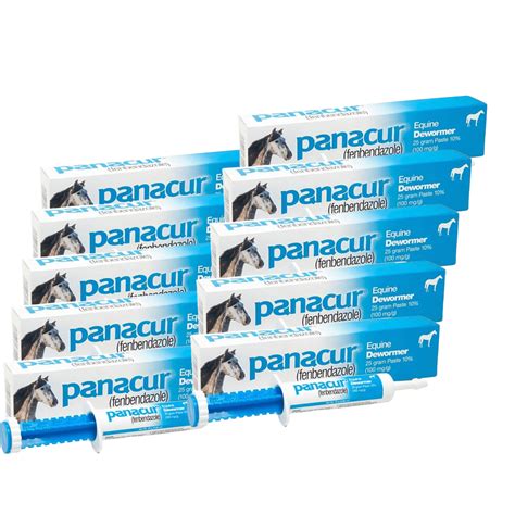 PANACUR Equine Dewormer Gel (100mg/g) - Non-GMO Formula with Natural ...