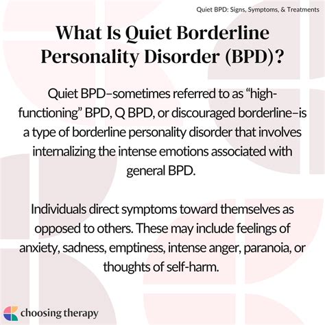 Quiet Bpd Main Symptoms You Might Miss