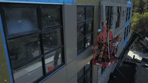 Aluminium Cladding High-Rise Installation 的图像结果