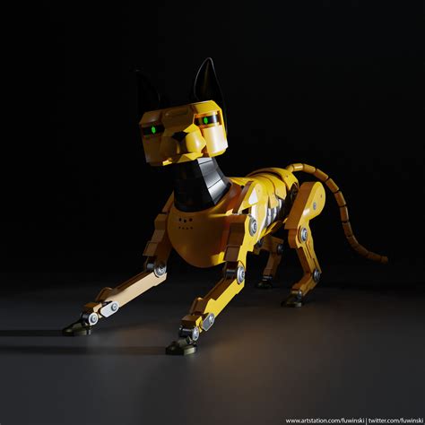 ArtStation - Robot Cat Gris from EVA Movie (2011)