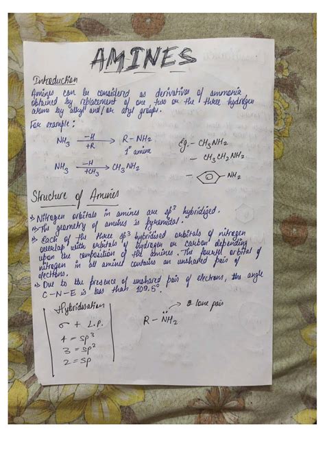 Amines (XII): Comprehensive Summary of Organic Chemistry Chapter on ...