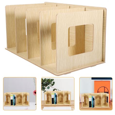 Wooden Tabletop Book Stand Vinyl Record Organizer - 14665351628 ...