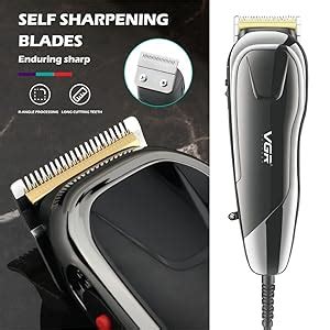 VGR V-127 Professional Hair Clipper Powerful DC Motor Stainless steel ...