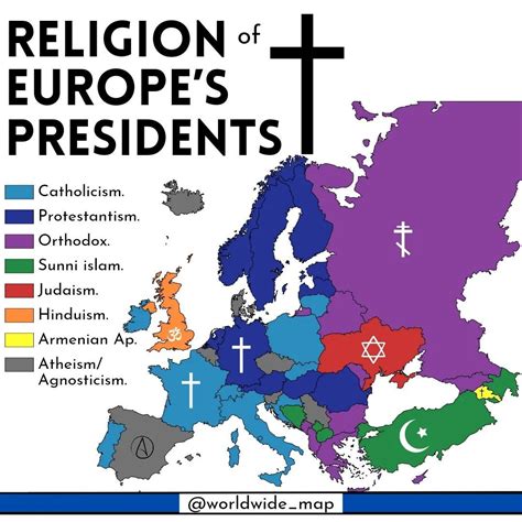 Religion Map of Europe 的图像结果