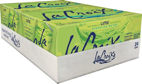 Amazon.com: La Croix, Water Sparkling Lime, 12 Fl Oz, 24 Pack : Grocery ...