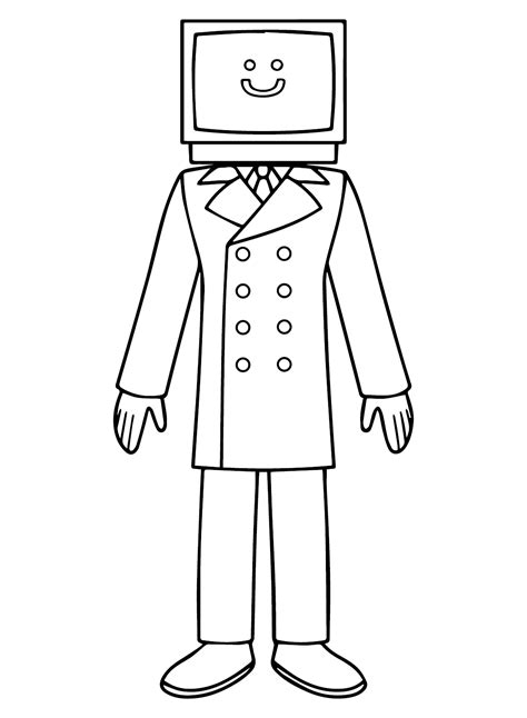 20+ TV Man Coloring Pages - Free Printable PDF & Online Coloring