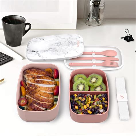 Bentgo Classic - All-in-One Stackable Bento Lunch Box Container ...