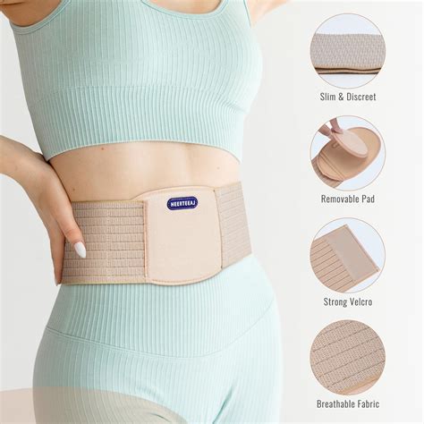 Snapklik.com : HEERTEEAJ Umbilical Hernia Belt Abdominal Hernia Belt For Men & Women Belly ...