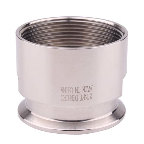 Buy DERNORD 2'' Tri clamp Adapter to 2 inch FNPT Thread Ferrule ...