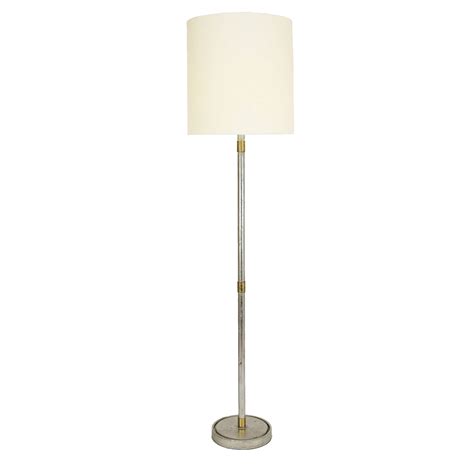 Sarasota Silver Leaf Floor Lamp | Transitional Floor Lamps