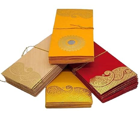 VMPS Combo Wedding Gift Envelopes with One Rupee Coin Money Cash Gift ...
