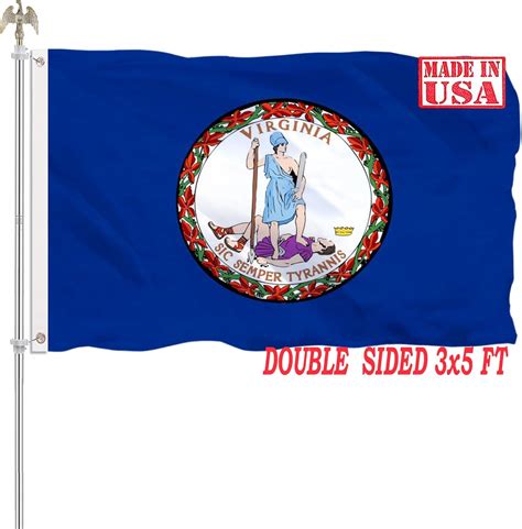Amazon.com : Virginia State Flag 3x5 Outdoor Double Sided Virginia ...