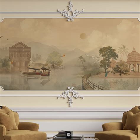 Gul - Mahal Architectural Wallpaper – House Of Ikari