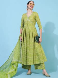 Gulmohar Jaipur Women Kurta Palazzo Dupatta Set - Buy Gulmohar Jaipur ...