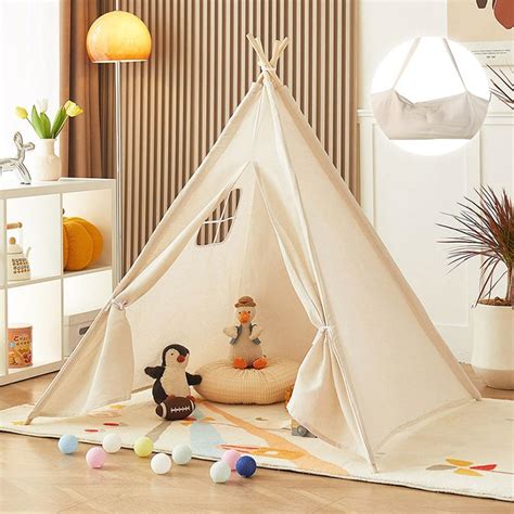 Buy PATPAT Foldable Kids Tent With Storage Bag - Portable Teepee Play ...