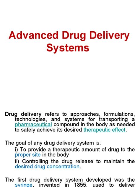 Image result for Drug Delivery System SlideShare